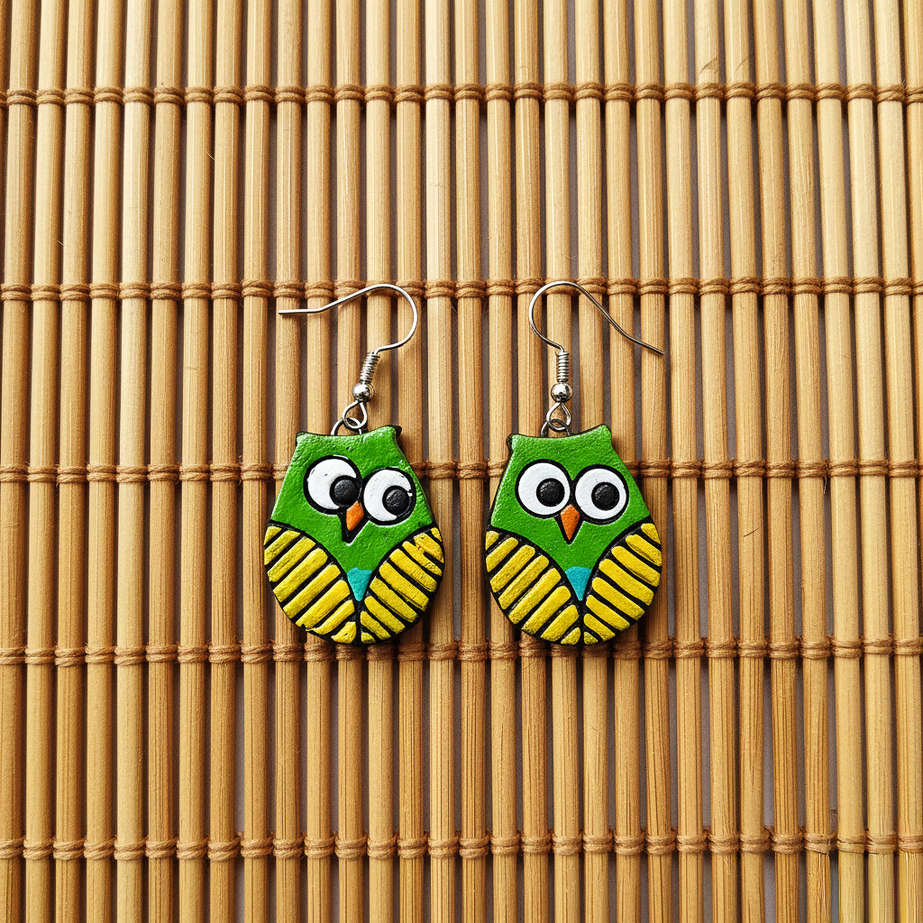 Owl Charm Earrings