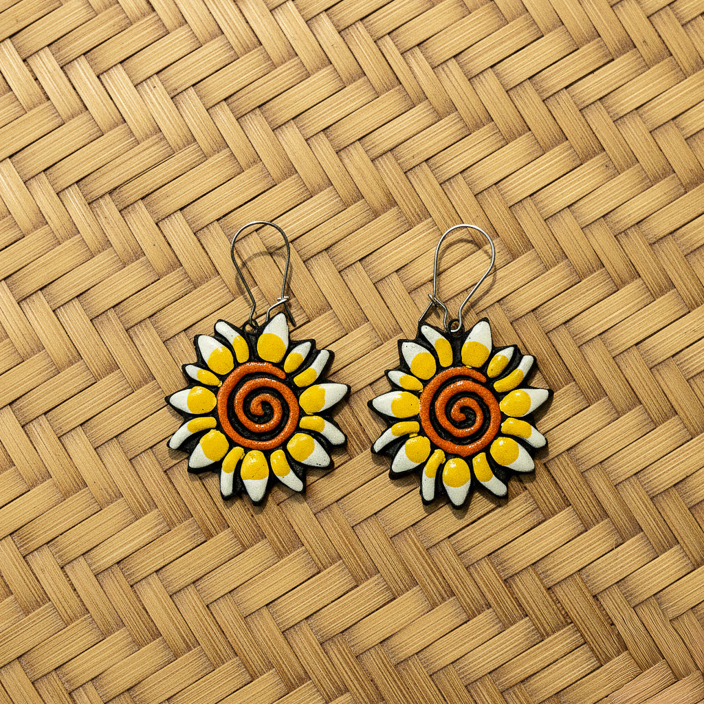 Golden Spiral Sunflowers