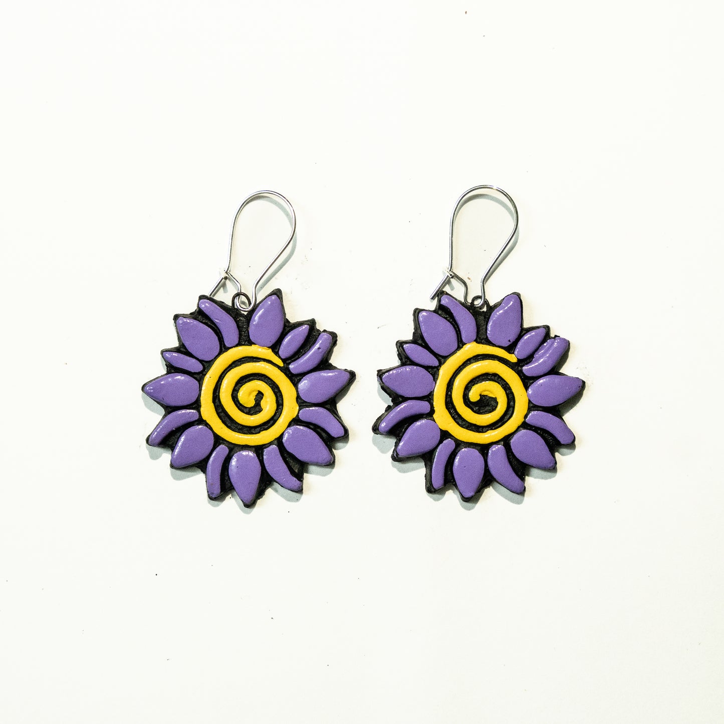 Lavender Spiral Sunflowers