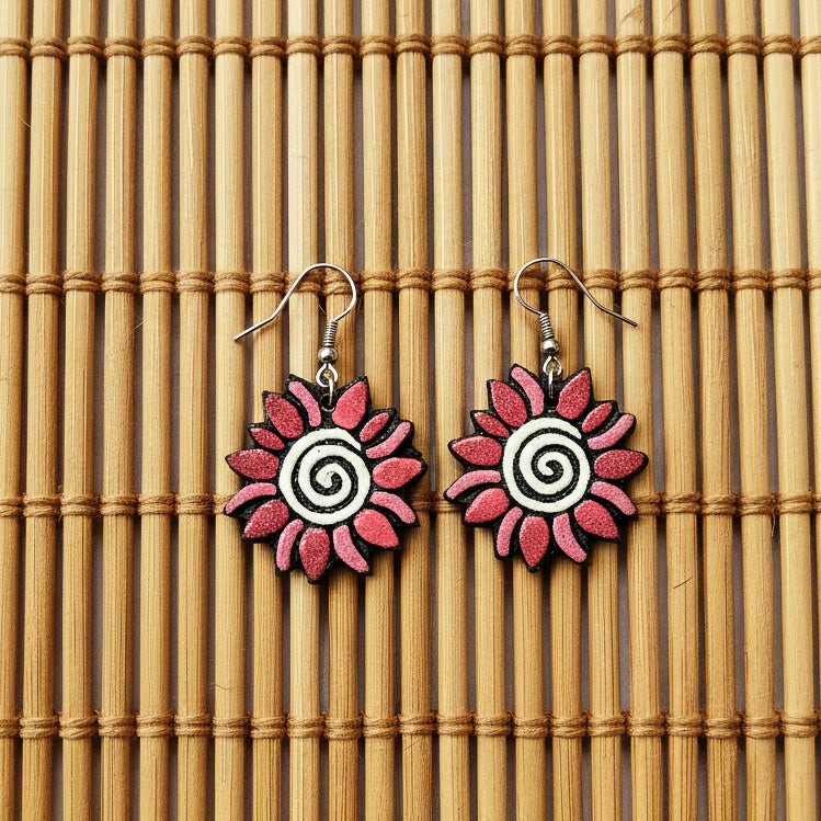 Spiral Flame Blossoms