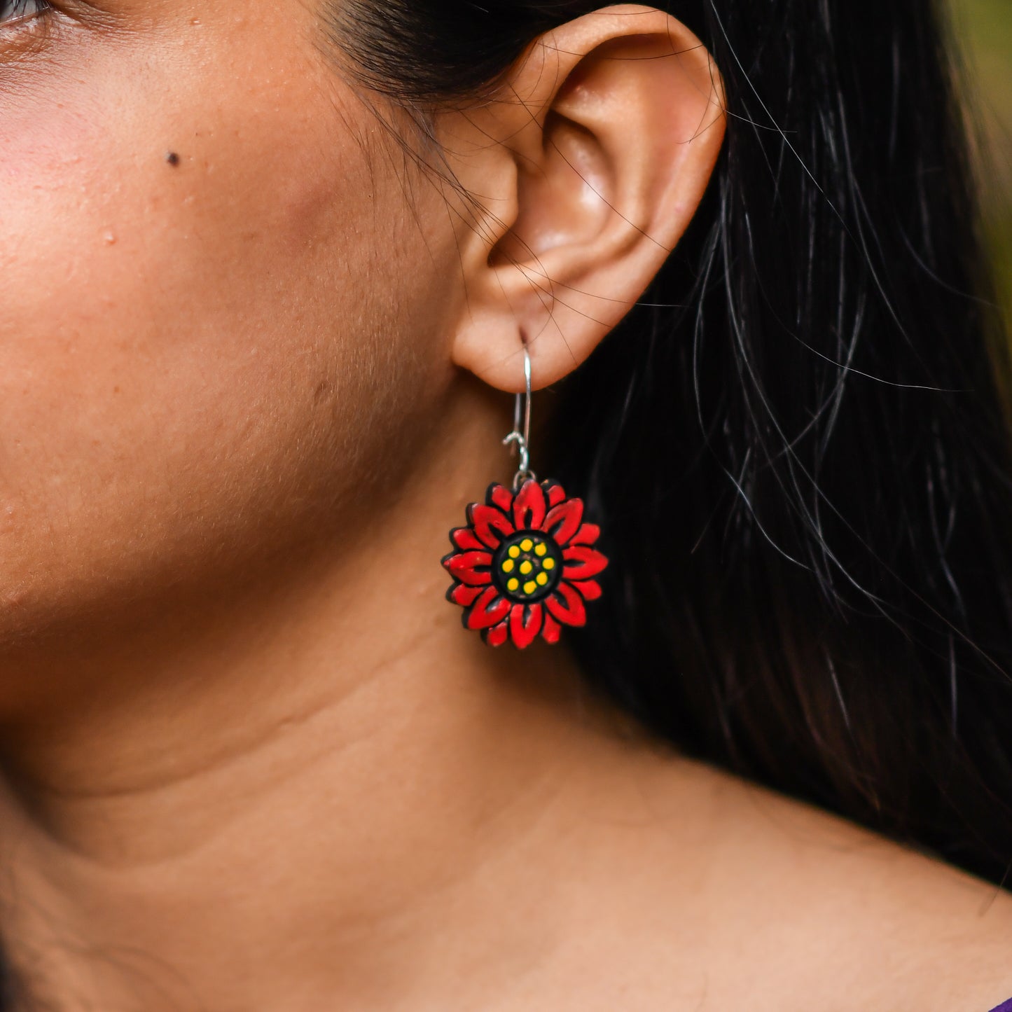 Crimson Dot Blooms