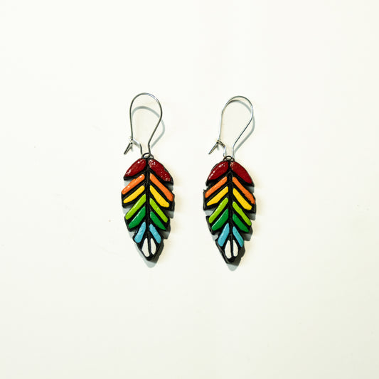Prism Leaf Dangles