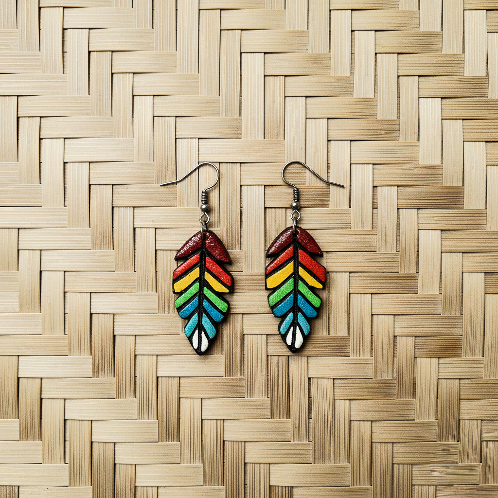 Prism Leaf Dangles