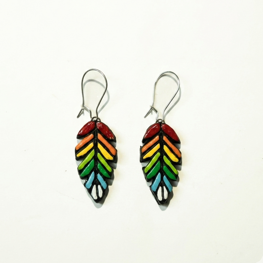 Prism Leaf Dangles