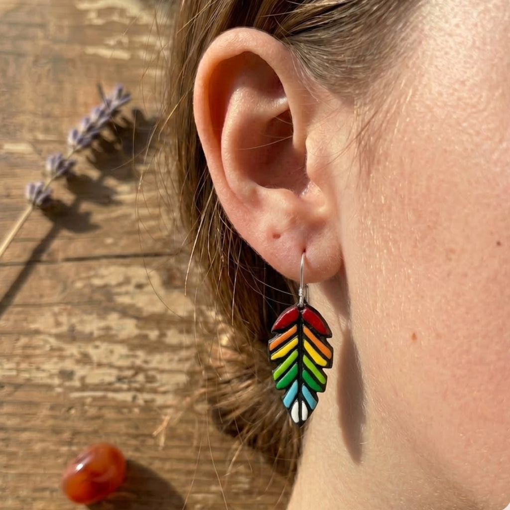 Prism Leaf Dangles