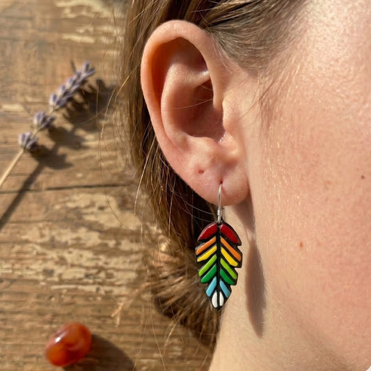Prism Leaf Dangles