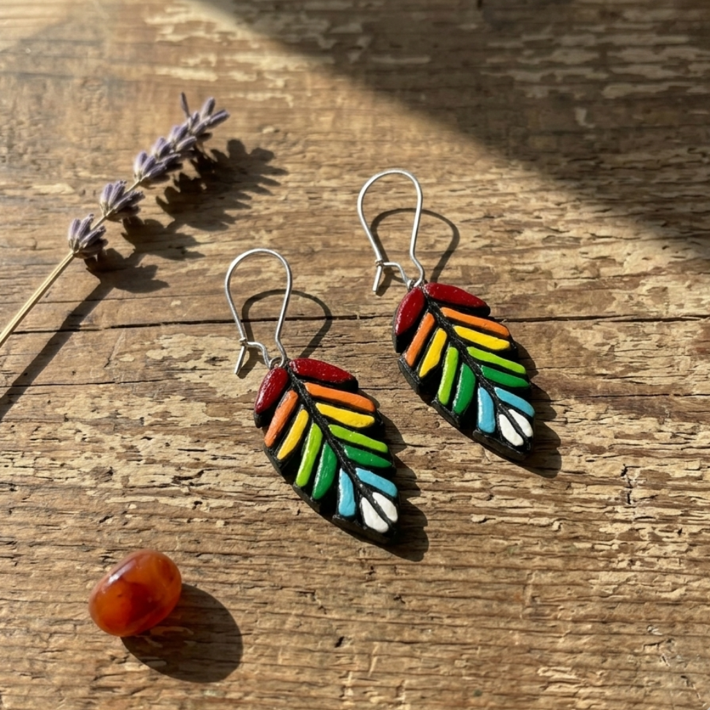 Prism Leaf Dangles
