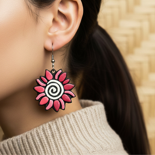 Spiral Flame Blossoms