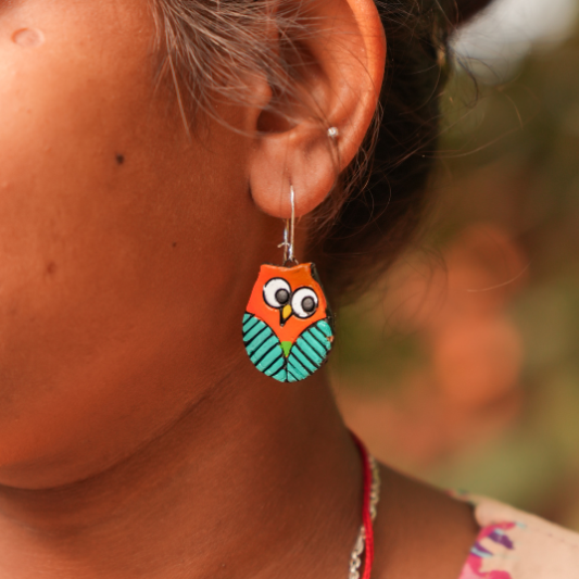 Owl Charm Earrings